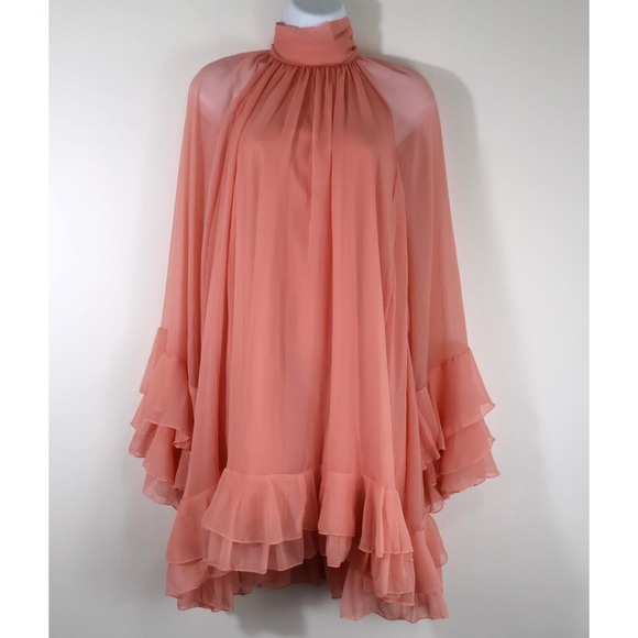 Anthropologie Let Me Be Dresses & Skirts - Anthropologie Let Me Be Long Sleeve Ruffle Mini Dress Tiered Flowy Sz Small NWT